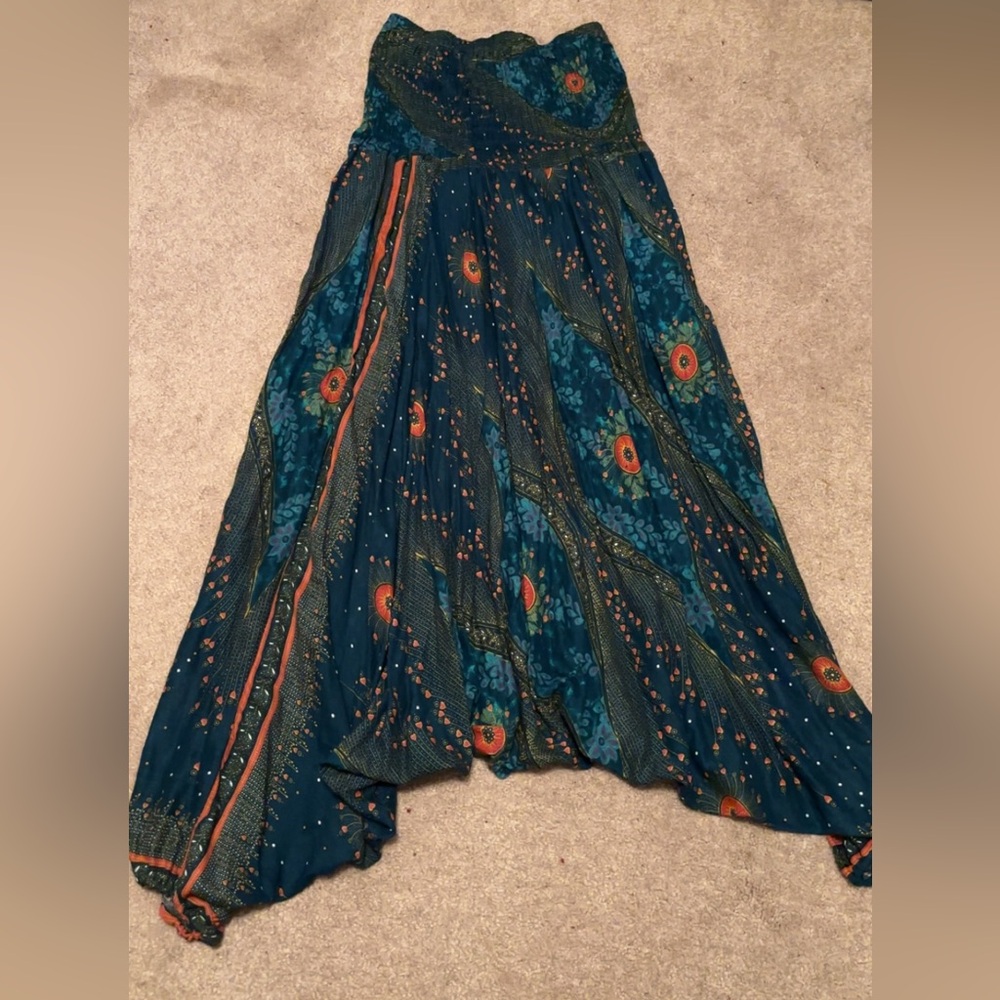 Teal Harem Pants